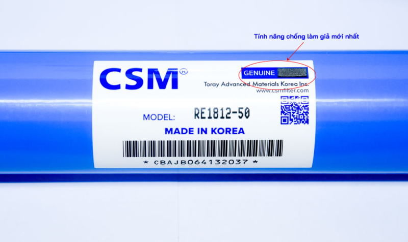 Màng lọc RO CSM RE1812-50