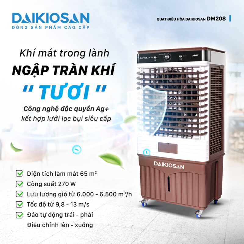  Quạt điều hòa Daikiosan DM208