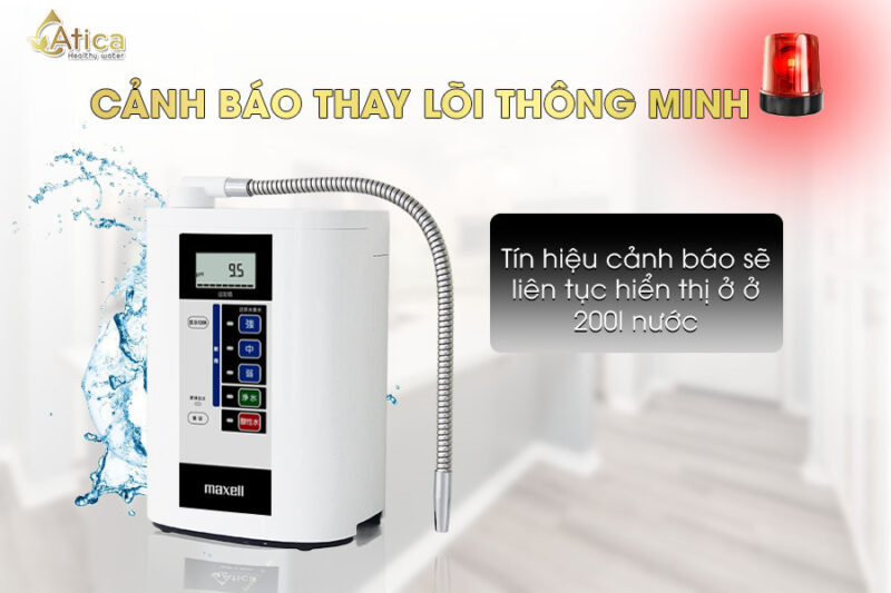 Máy lọc nước ion kiềm Hydro Atica Maxell MHY-AWS5