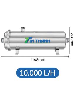 Bộ lọc nước đầu nguồn UF dùng Lõi lọc PVDF Công suất 10000 L/h