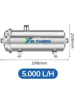 Bộ lọc nước đầu nguồn UF dùng Lõi lọc PVDF Công suất 5000 L/h