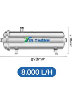 Bộ lọc nước đầu nguồn UF dùng Lõi lọc PVDF Công suất 8000 l/h